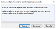 Consulta sobre las combinaciones creadas anteriormente