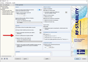 Activar las modificaciones de rigidez