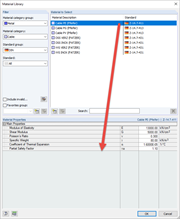 Propiedades del material de la cuerda