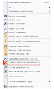 Conectar barras automáticamente
