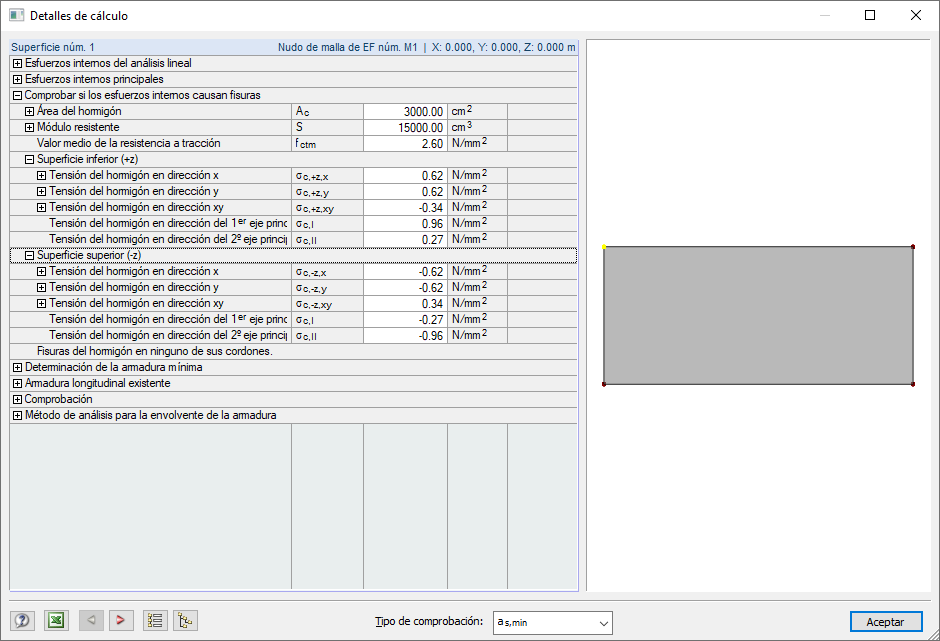 Detalles de cálculo