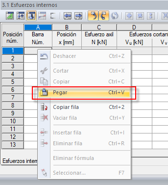Pegar el cortapapeles en SHAPE-THIN
