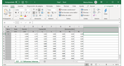 Esfuerzos internos exportados en Excel