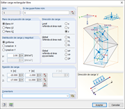 Editar carga rectangular libre