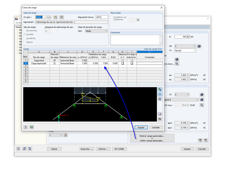 Modificar las cargas