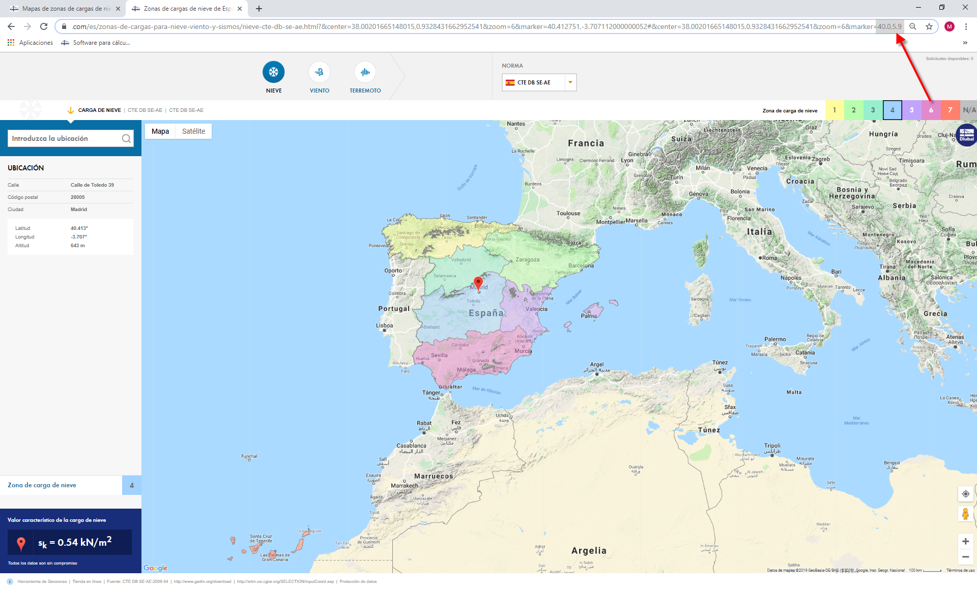 Modificación de URL