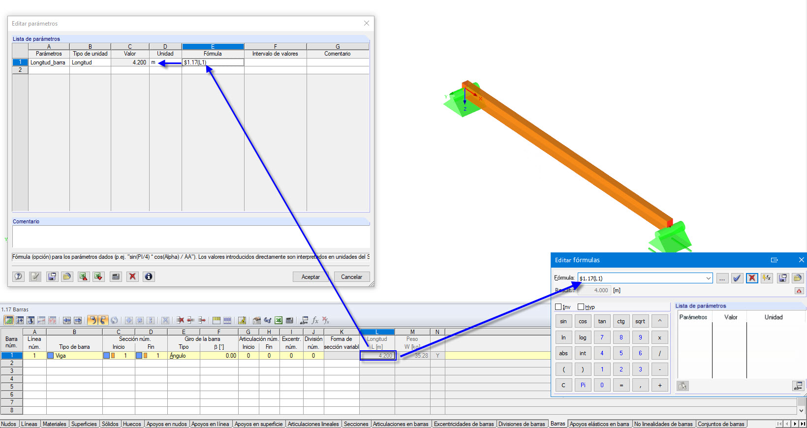 Leer los valores desde las celdas