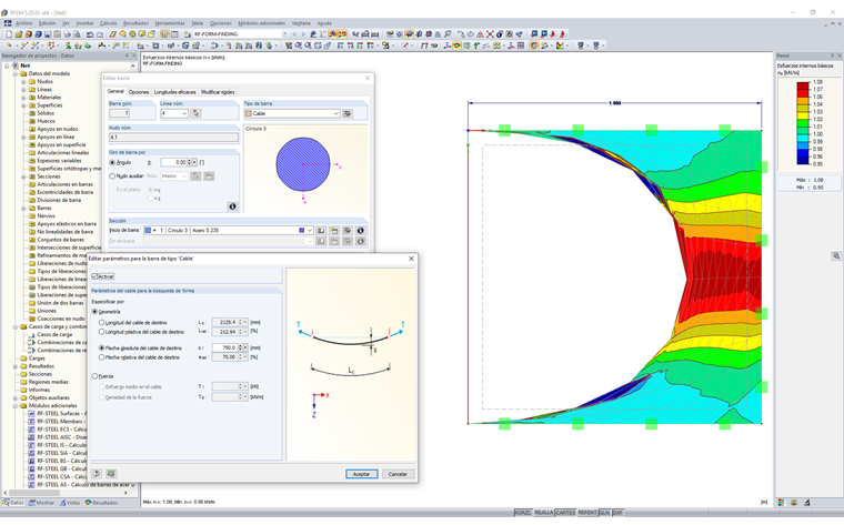 Configuración desfavorable de la búsqueda de forma
