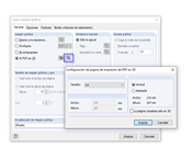 Configuración de página de impresión