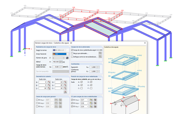 Acumulación de nieve