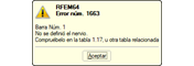 Error núm. 1663