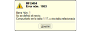Error núm. 1663