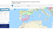 Después de ingresar una ubicación, por ejemplo, usando un código postal o una ciudad, o después de hacer clic en la ubicación respectiva en el mapa, obtiene el valor de carga.