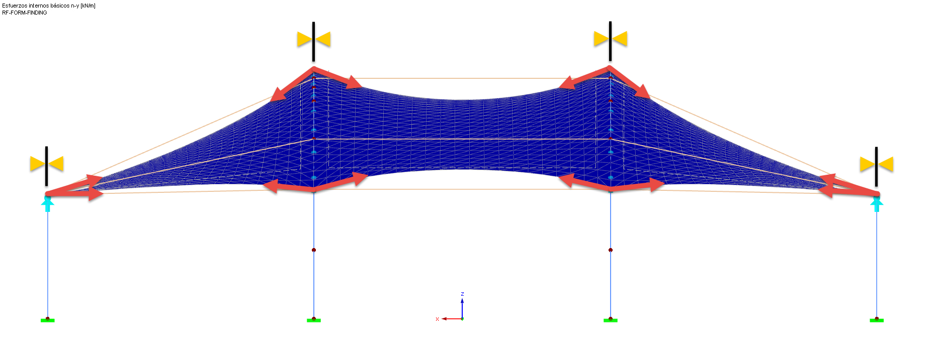 Búsqueda de forma con apoyo rígido de bordes