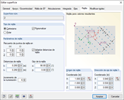 Configuración de la rejilla