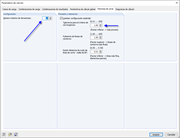 Parámetros de cálculo para el cálculo del patrón de corte