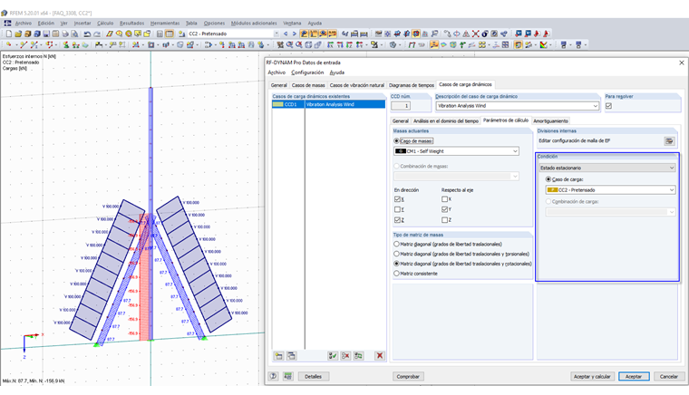 Estado estacionario en el análisis del historial del tiempo