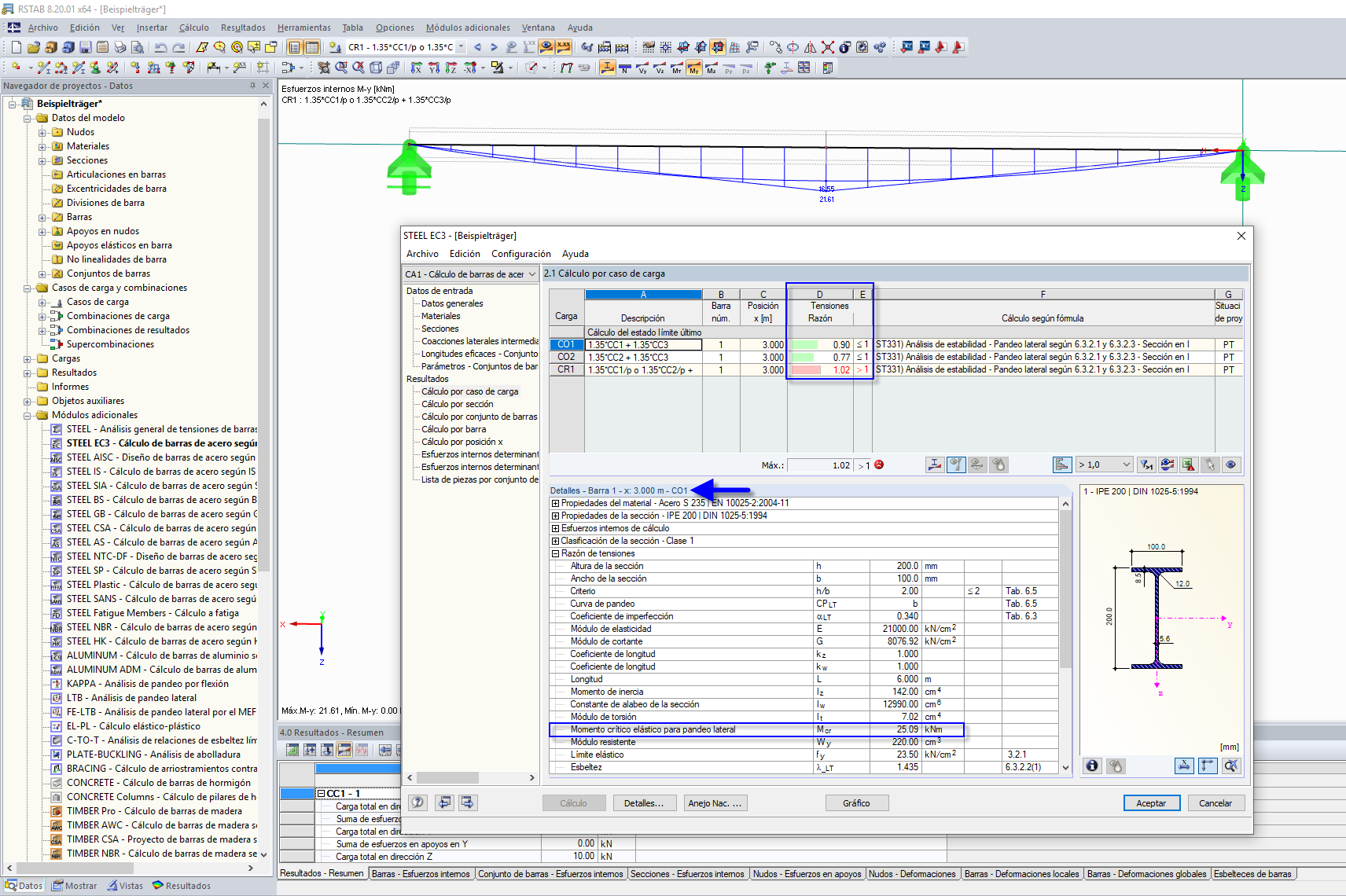 Diseño con combinación de carga