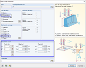 Cuadro de diálogo "Editar carga superficial" con la configuración de "Temperatura"
