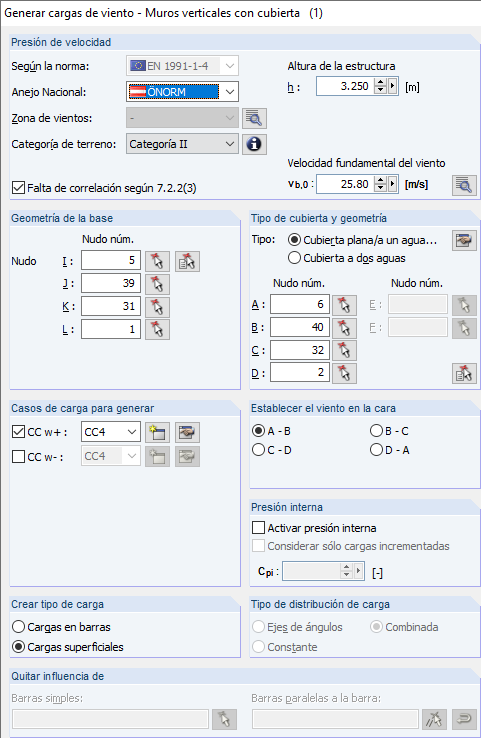 Activación de valores máximos/mínimos en el informe