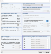 Desactivar la carga de apoyo para el diseño de cimentaciones