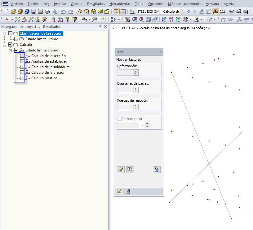 Barras invisibles si la casilla de verificación está inactiva