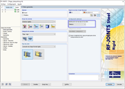Configuración de la distribución de fuerzas en la unión