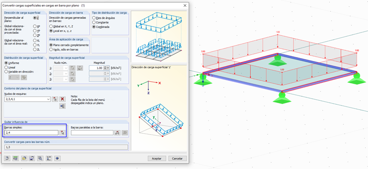 Función "Quitar influencia de"
