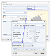 Modelo de material del tipo de sólido "Material"