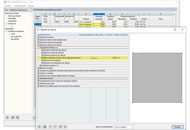 Brazo de palanca muy pequeño