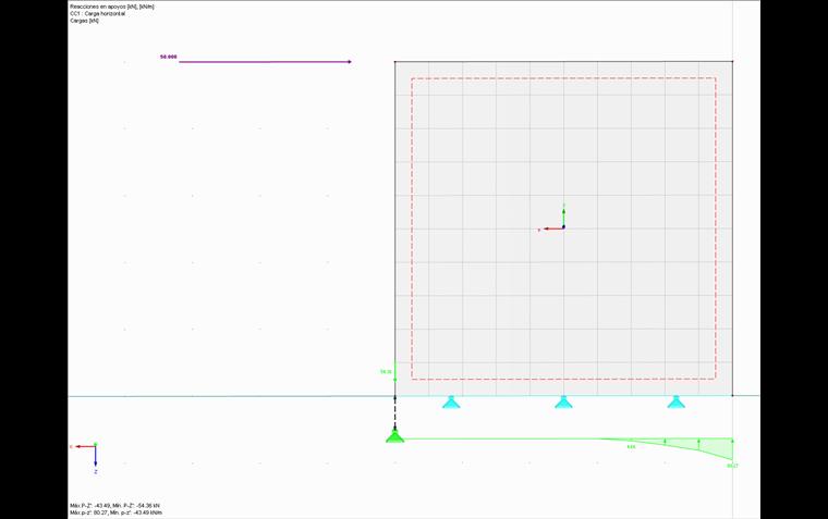 Barra adicional como apoyo a tracción