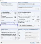 Detalles del encepado o encamisado con superficie interior lisa