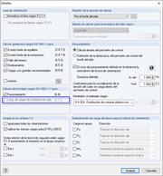 Detalles del encepado o encamisado con superficie interior lisa