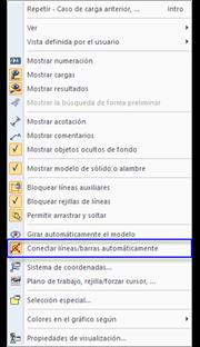 Conectar líneas/barras automáticamente