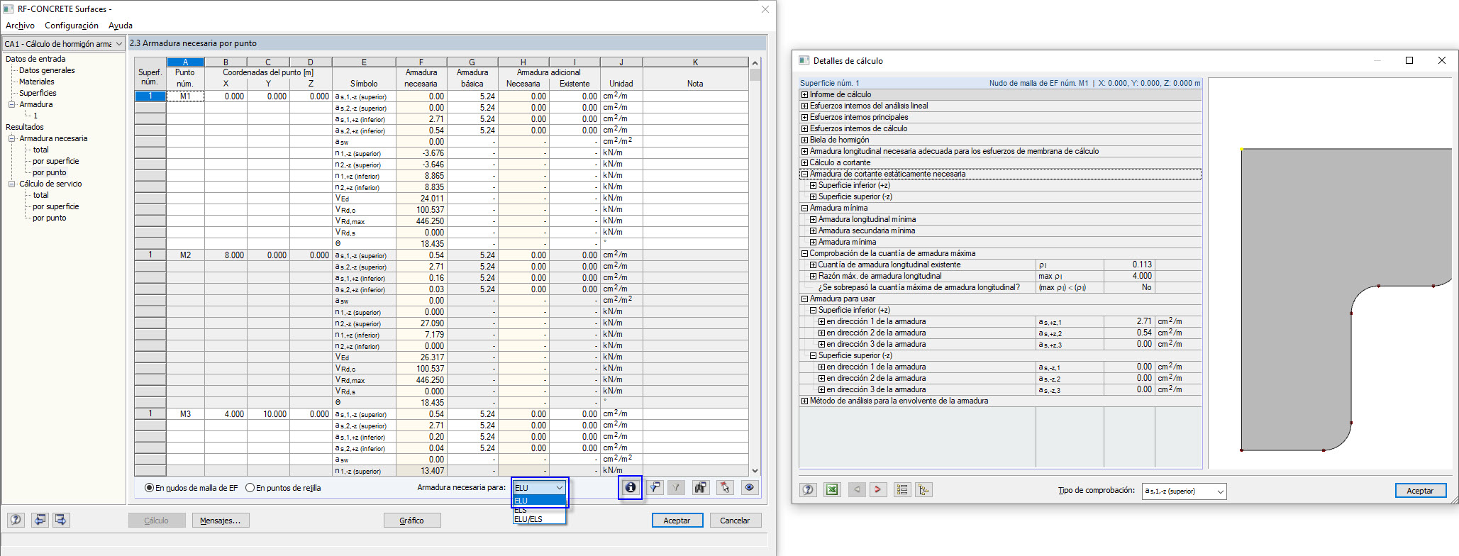 Detalles de diseño para el estado límite último (ELU)