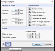 Restablecimiento de la configuración de la página a los valores predeterminados
