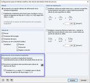 Aumento automático de la armadura necesaria para el cálculo del estado límite de servicio