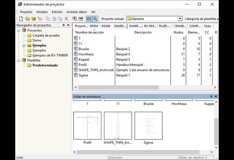 Administrador de proyectos