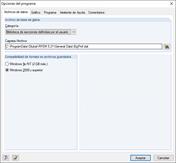 Ruta de almacenamiento de la biblioteca de secciones definida por el usuario