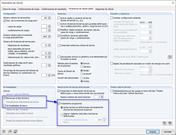 Manejo excepcional de barras en parámetros de cálculo globales