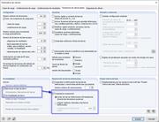 Manejo excepcional de barras en parámetros de cálculo globales