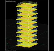 Momento de flexión para una estructura de varios pisos más compleja