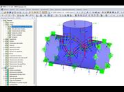 Visualización u ocultación del sistema de ejes de línea