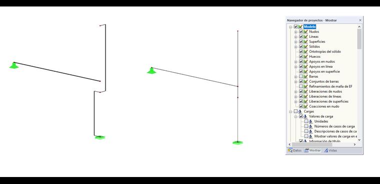 Visualización con o sin barras
