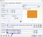 Articulación con deslizamiento en dirección positiva y negativa solo en el extremo de una barra