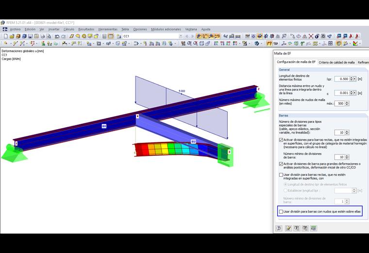 Deformación si se desactiva la opción