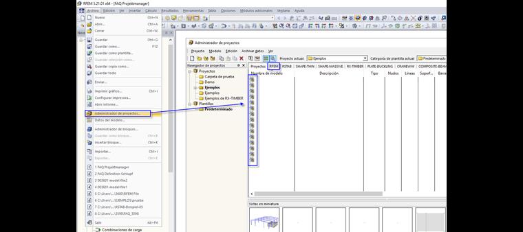 Administrador de proyectos