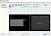Ventana 1.4 con posición de la armadura longitudinal
