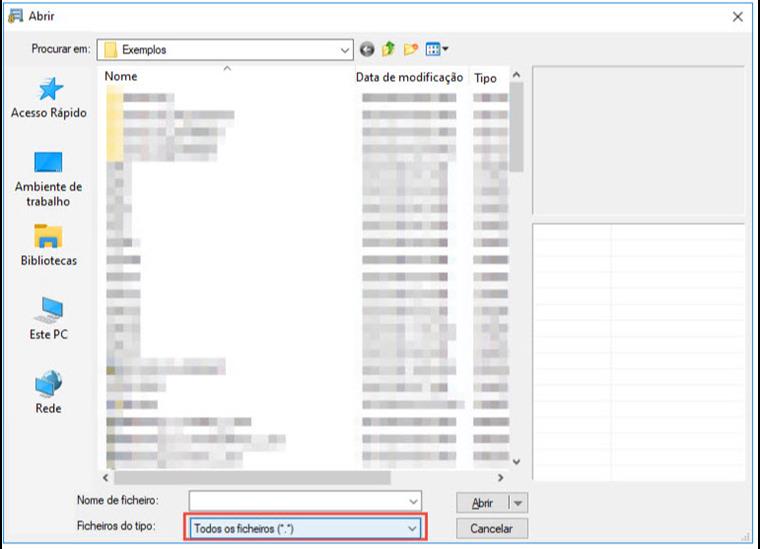 Abrir el cuadro de diálogo "RSTAB 7" con la configuración del tipo de archivo