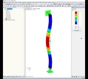 Forma del modo determinada con RF-STABILITY